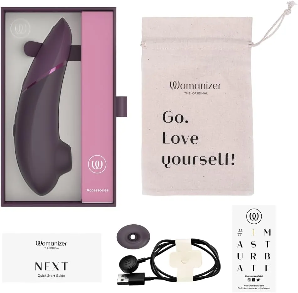 Womanizer Next Clitoral Suction Stimulator Dark Purple